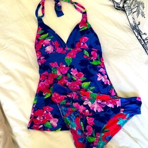 Tommy Bahama REVERSIBLE Tankini Sz 10